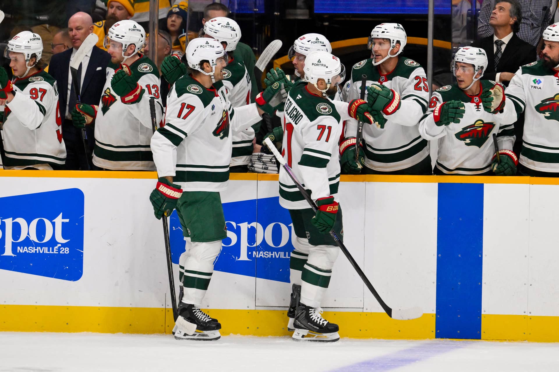 Wild dominate Predators for season-opening win in Nashville - Bring Me ...